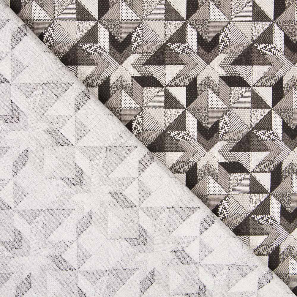 Coton Patchwork Étoile Noir - Ribes y Casals