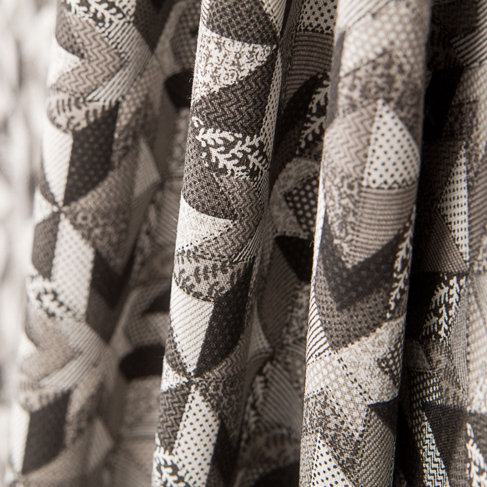 Coton Patchwork Étoile Noir - Ribes y Casals