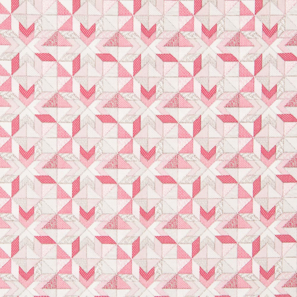 Coton Patchwork Étoile Rouge - Ribes y Casals