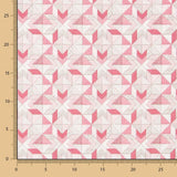 Coton Patchwork Étoile Rouge - Ribes y Casals