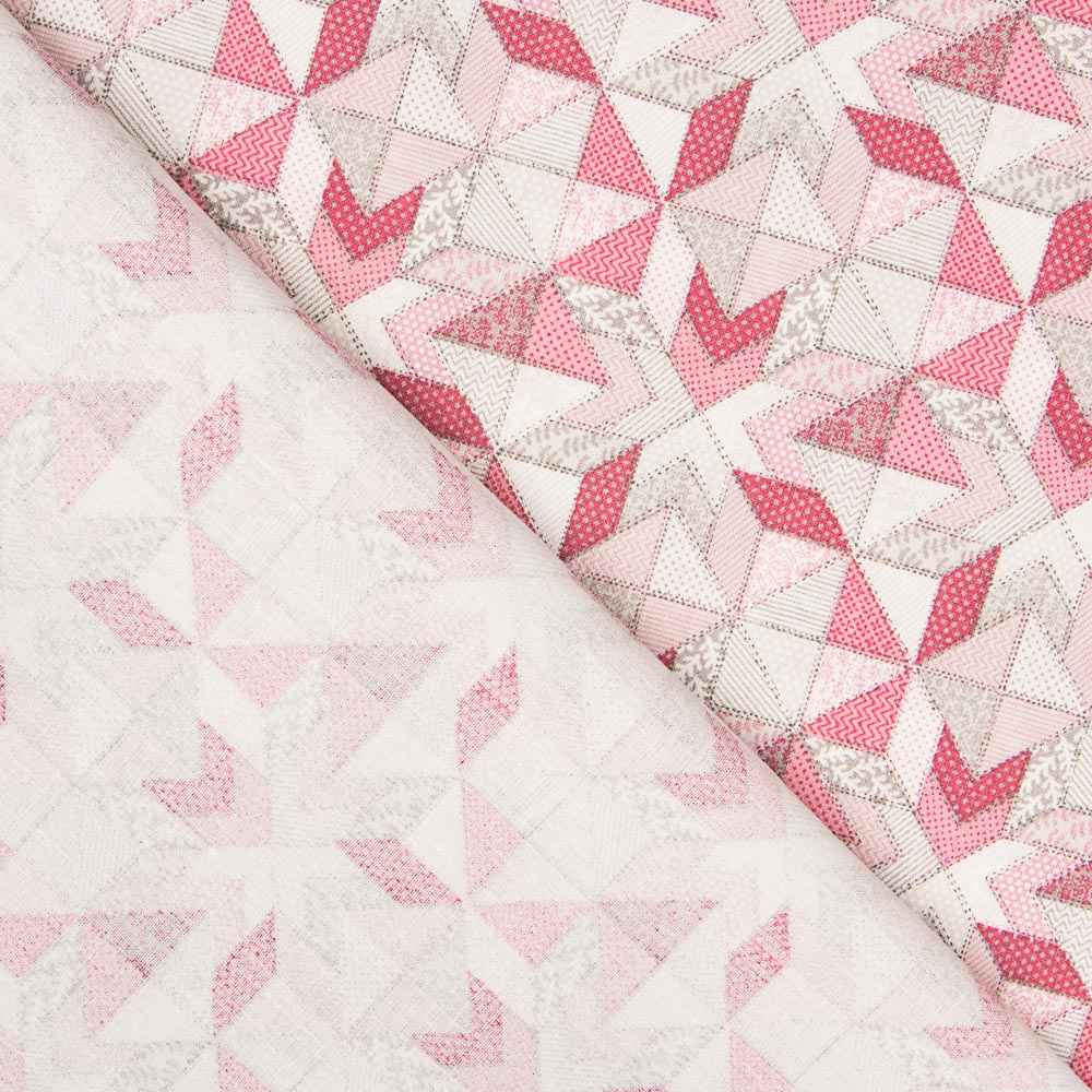 Coton Patchwork Étoile Rouge - Ribes y Casals