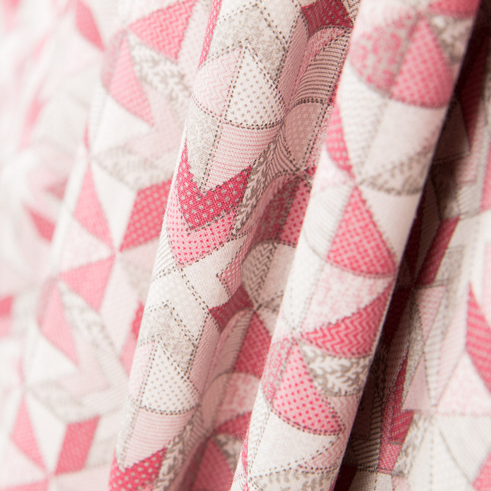 Coton Patchwork Étoile Rouge - Ribes y Casals