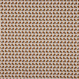 Popeline de Coton Géométrique Marron - Ribes y Casals