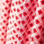 Patch Américain Géométrique Rouge - Ribes y Casals