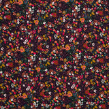 Tissu Georgette Jardin Grenat - Ribes y Casals