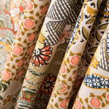 Popeline Viscose Patch Beige - Ribes y Casals