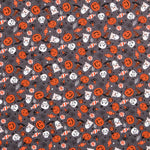 Popeline Oeko-Tex® Citrouille Fantôme Halloween Gris - Ribes y Casals