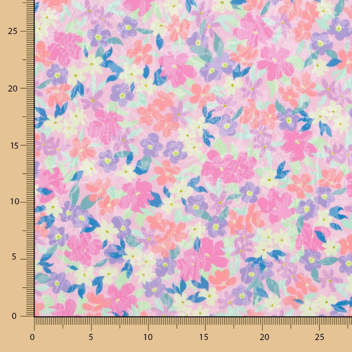 Jacquard Polyester Jardin Rose - Ribes y Casals