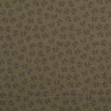 Panne Coton Fleurs Kaki - Ribes y Casals