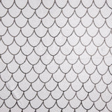 Tricot Écailles Paillettes Blanc - Ribes y Casals