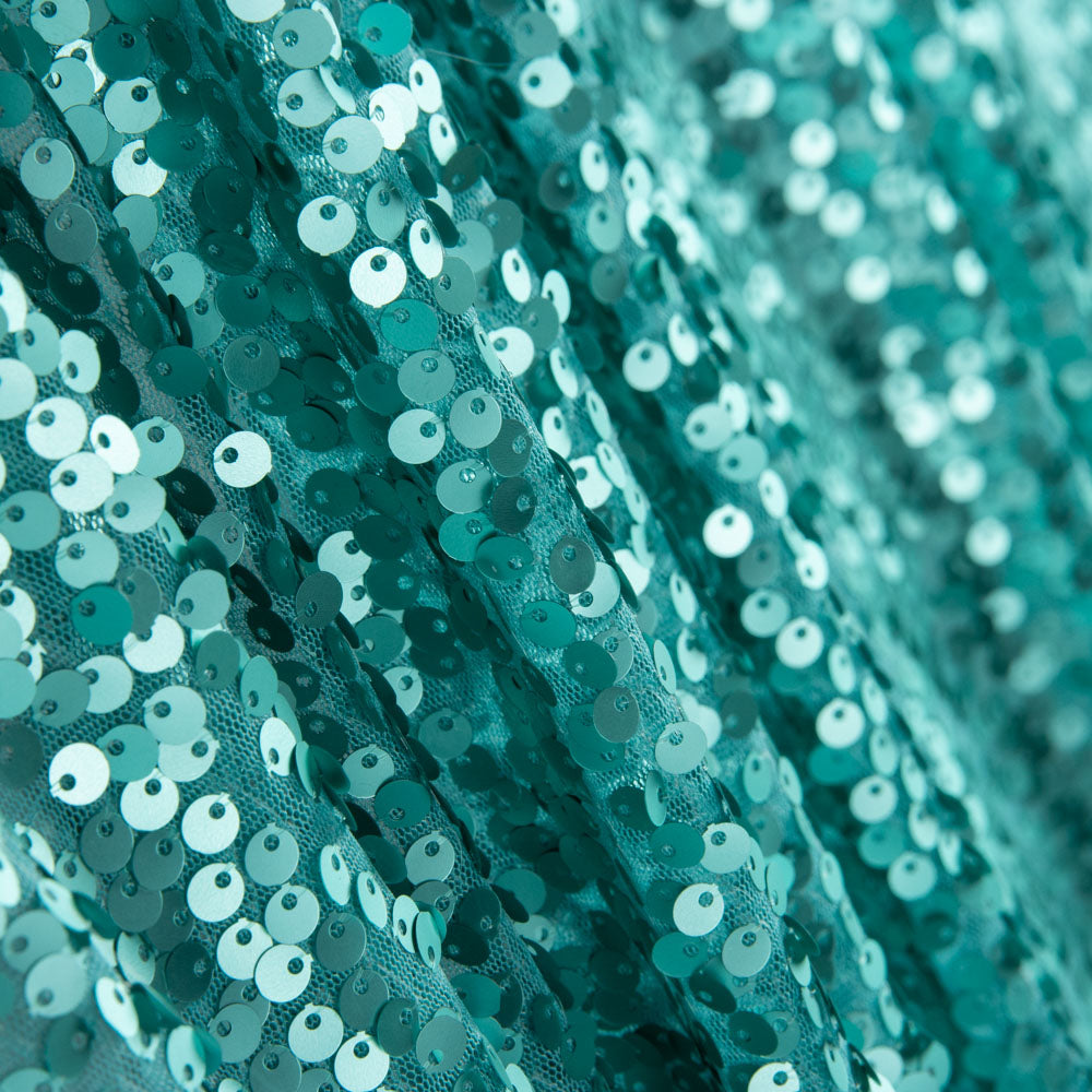 Tulle Paillette Plate Vert - Ribes y Casals