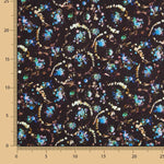 Tissu Liberty Barroque Noir - Ribes y Casals