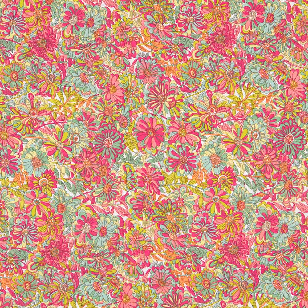 Tissu Liberty Fleurs Hippies - Ribes y Casals