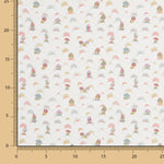 Tissu Liberty Champignons Blanc - Ribes y Casals