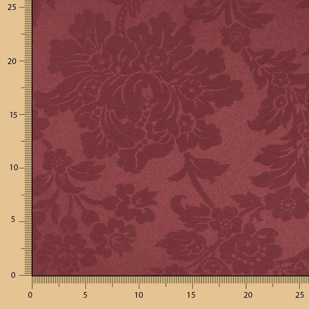 Toile Jacquard Grenat - Ribes y Casals