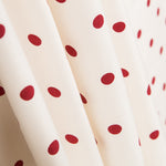 Toile Fine Pois Rouge - Ribes y Casals