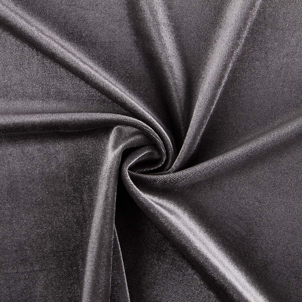 Tissu Lycra Velours Gris - Ribes y Casals