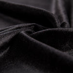 Tissu Lycra Velours Noir - Ribes y Casals