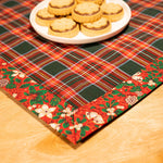 Tela Mantel Navidad Tartán Verde - Ribes y Casals