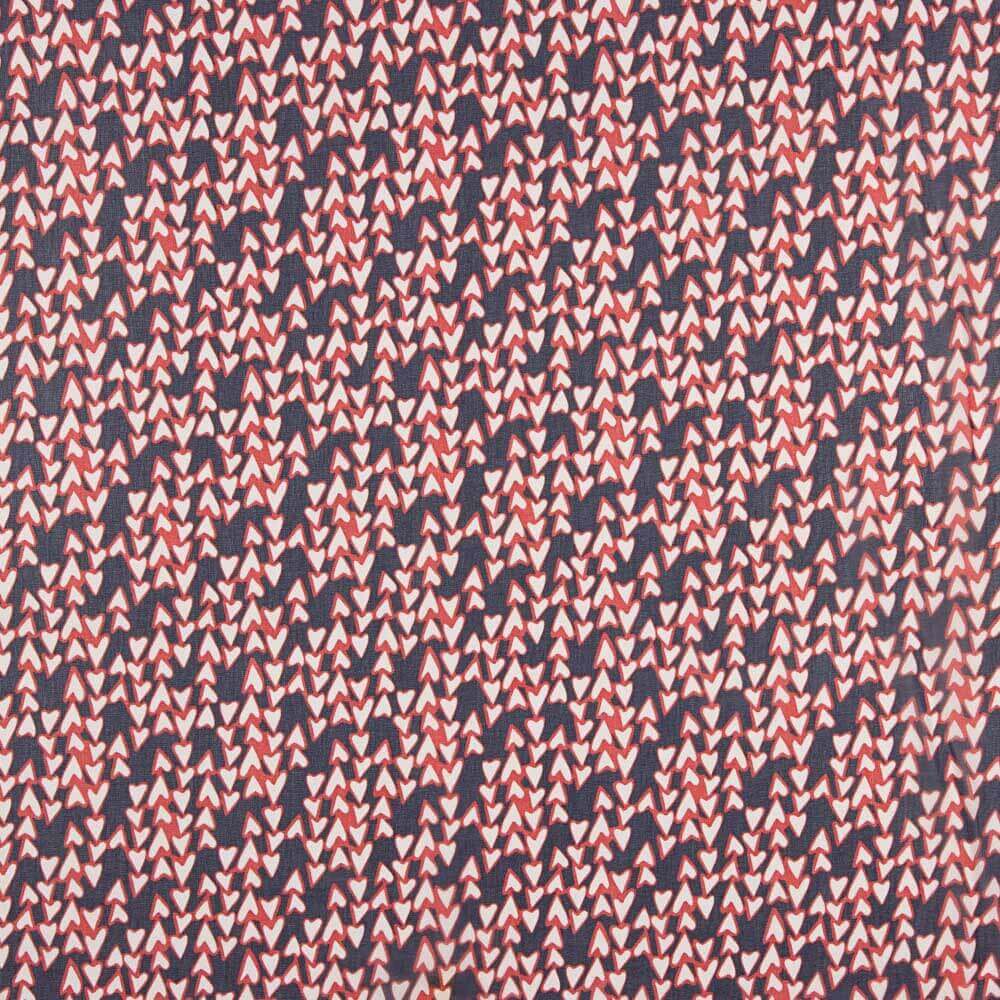 Mousseline Polyester Coeurs - Ribes y Casals