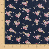 Maille Jersey Mini Crétonne Bleu - Ribes y Casals