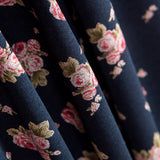 Maille Jersey Mini Crétonne Bleu - Ribes y Casals