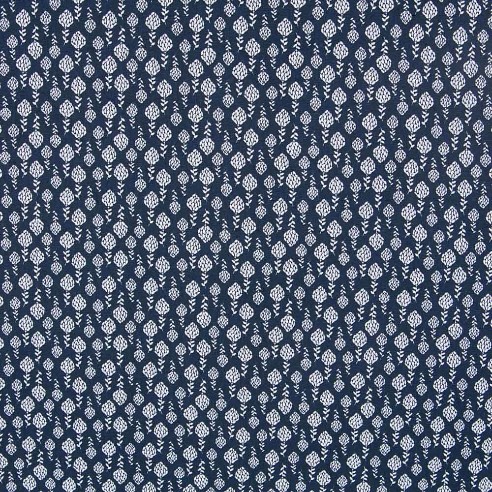 Popeline Artichaut Marine - Ribes y Casals