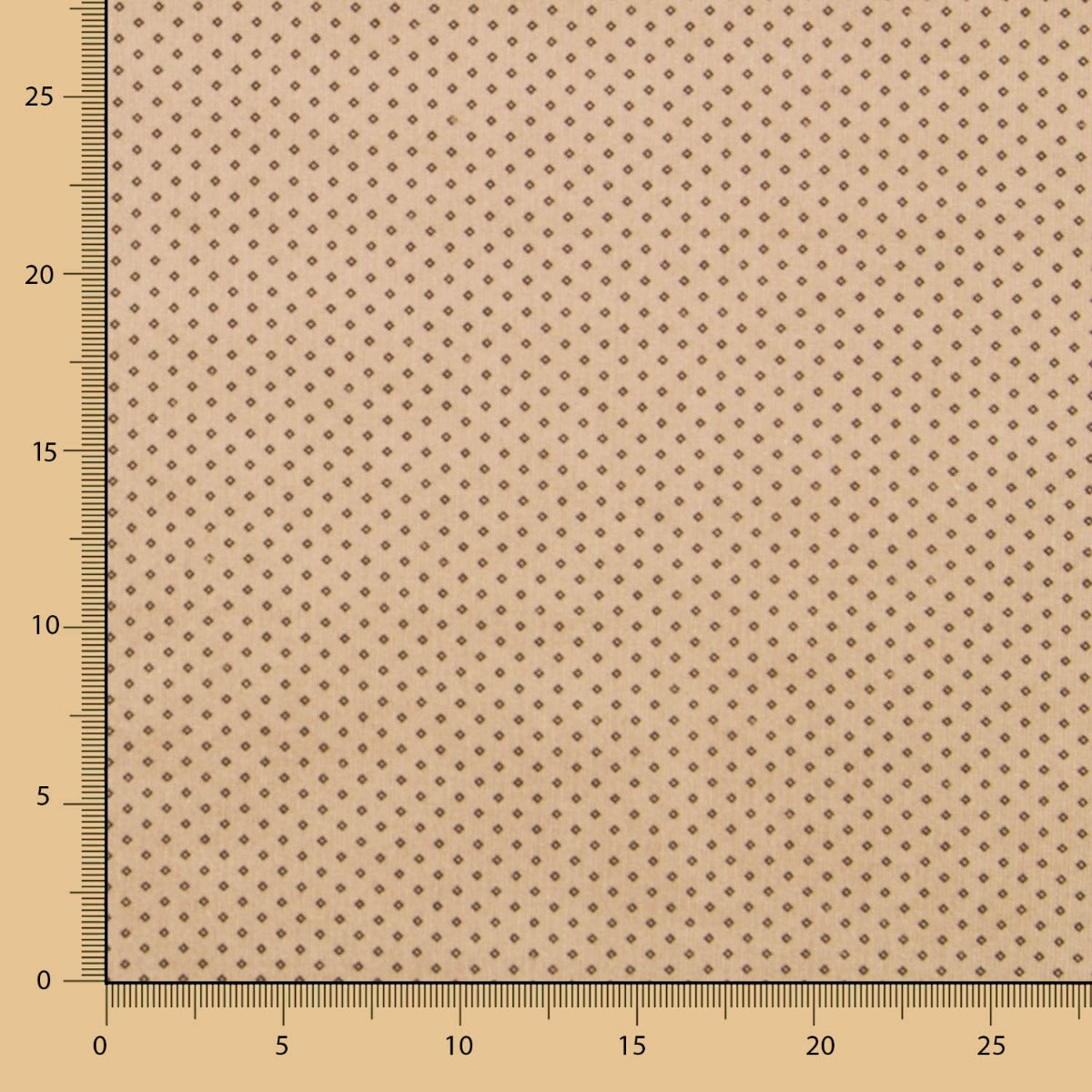 Micro Velours Géométrique Marron - Ribes y Casals