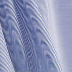 Popeline Spandex Coton Rayures Bleu - Ribes y Casals