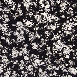 Tissu Satin Fin Kimono Noir - Ribes y Casals