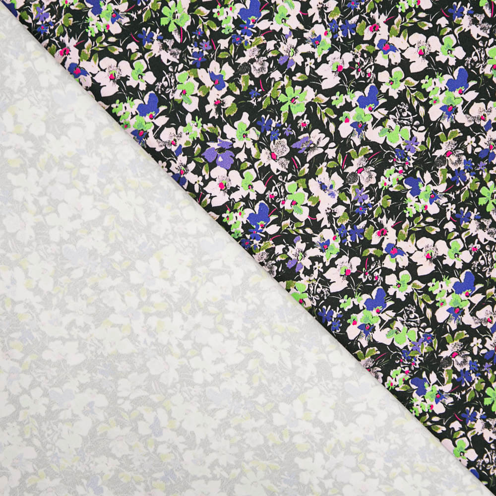 Spandex Mauve Fleurs - Ribes y Casals