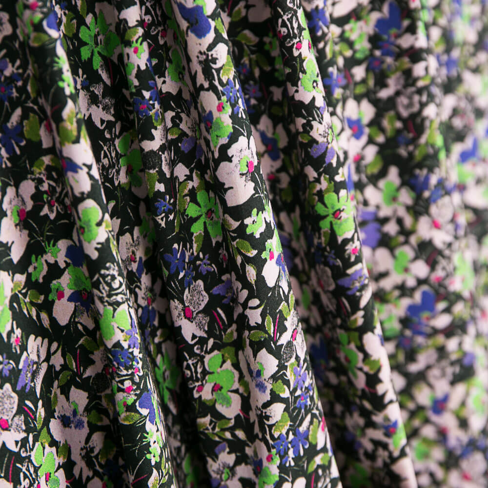 Spandex Mauve Fleurs - Ribes y Casals