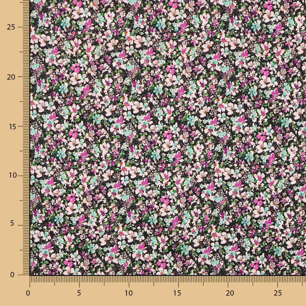 Spandex Fleurs Fuchsia - Ribes y Casals