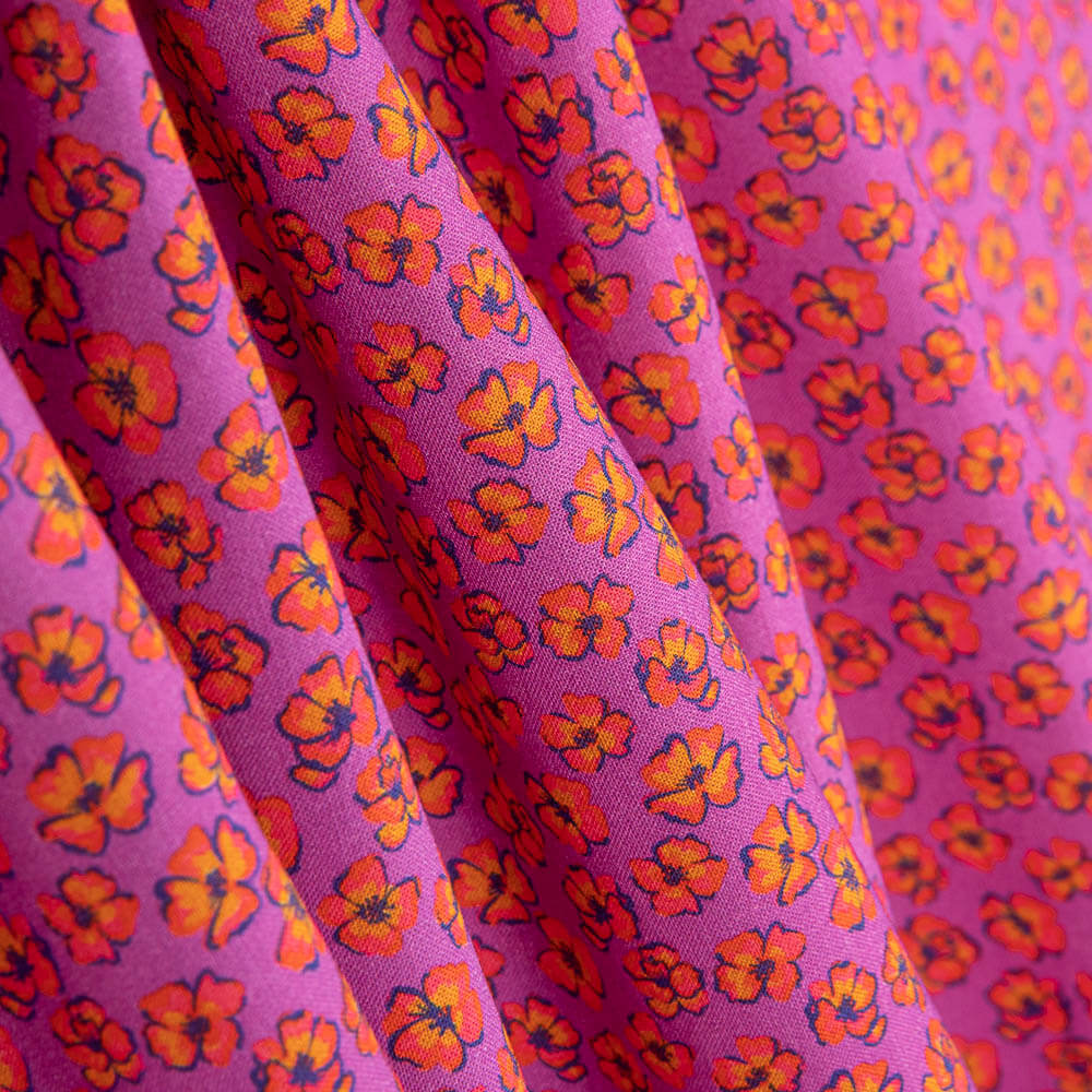 Viscose Trèfle Bougainvillier - Ribes y Casals