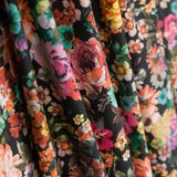 Retal Viscosa Flor Cretona Colores 85x145 cm - Ribes y Casals