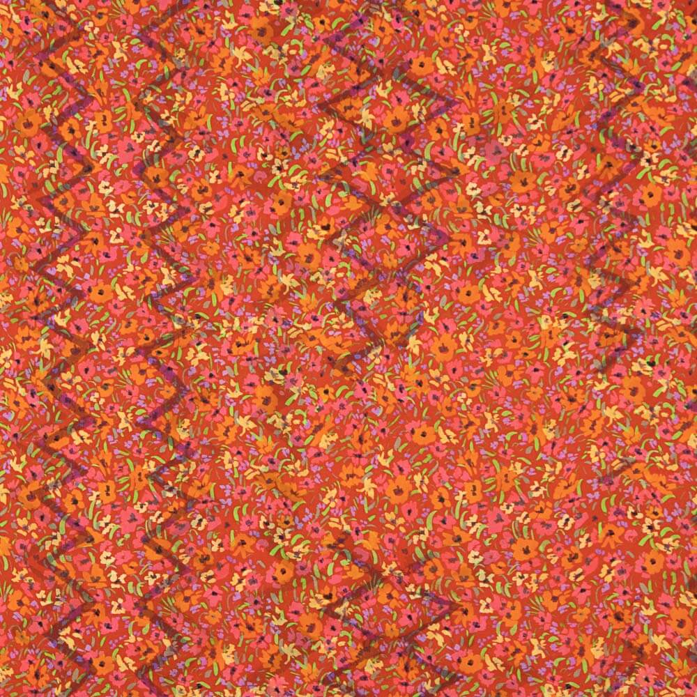 Tissu Viscose Corail La Forêt - Ribes y Casals