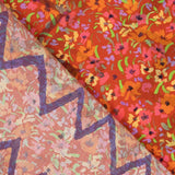 Tissu Viscose Corail La Forêt - Ribes y Casals