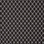 Popeline Viscose Chaînes Noir - Ribes y Casals