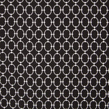 Popeline Viscose Chaînes Noir - Ribes y Casals