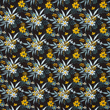 Tissu Viscose Jaune Marguerites - Ribes y Casals