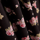 Maille Jersey Mini Crétonne Noir - Ribes y Casals