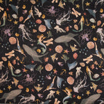 Tissu Rustique Polyester Sirène Marine - Ribes y Casals