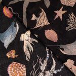 Tissu Rustique Polyester Sirène Marine - Ribes y Casals