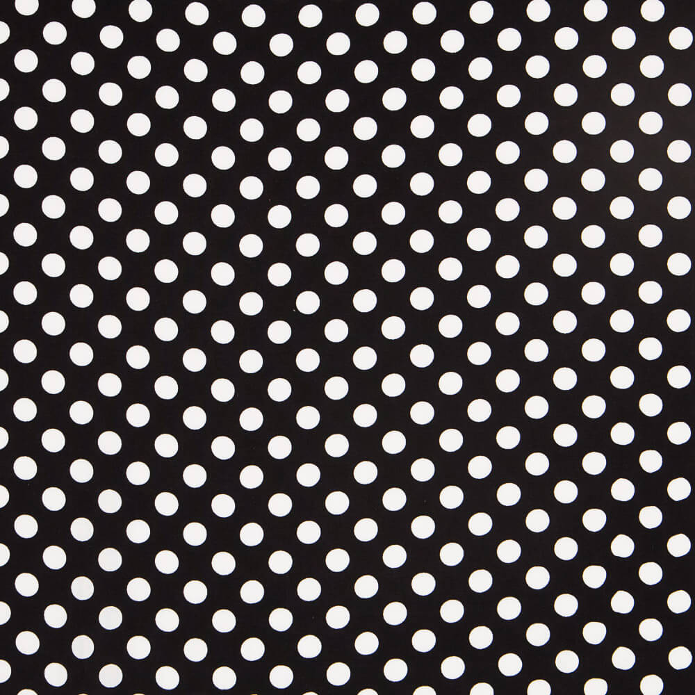 Viscose Blanc Pois - Ribes y Casals