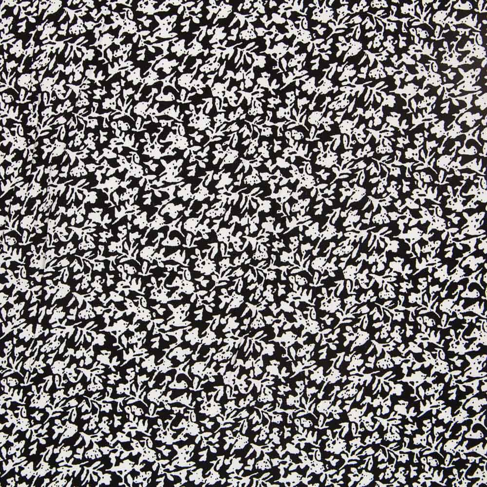 Viscose Noir Pétales - Ribes y Casals