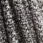 Viscose Noir Pétales - Ribes y Casals