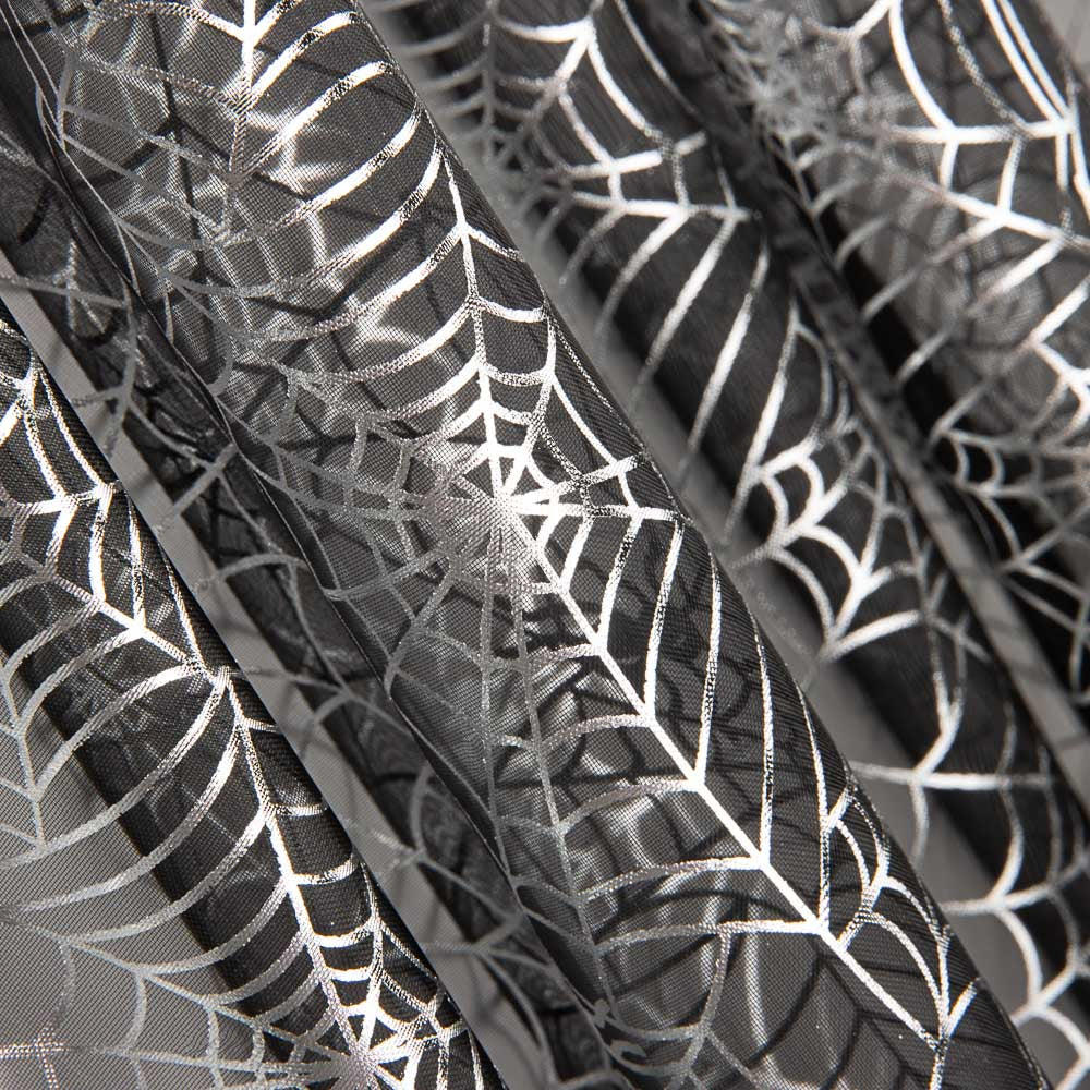 Tissu toile d&#39;araignée en organza noir - Ribes y Casals