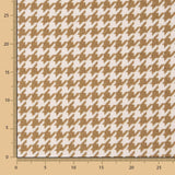 Tweed pied-de-poule sable - Ribes y Casals