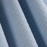 Piqué Spirales Bleu Arctique - Ribes y Casals