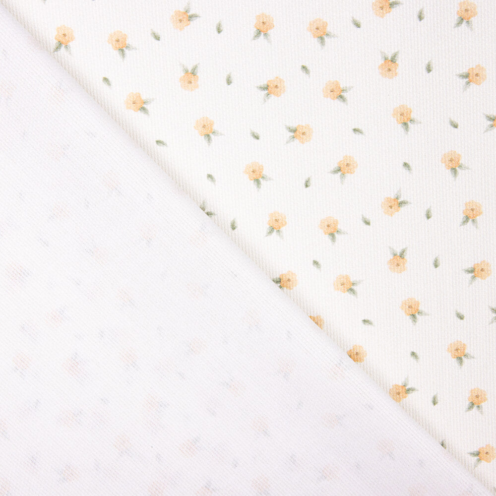 Piqué Fleur Bella Ecru - Ribes y Casals